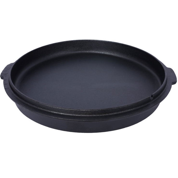 ast iron Dutch oven with lid, outdoor camping deep pot, used for camping, cooking, barbecue and leg rest,  12 Quart - Follow yourDream