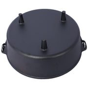 ast iron Dutch oven with lid, outdoor camping deep pot, used for camping, cooking, barbecue and leg rest,  12 Quart - Follow yourDream