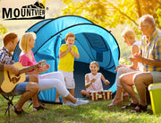 Mountview Pop up Camping Tent Beach Outdoor Family Tents Portable 4 Person Dome