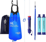 Gravity Water Filter Straw,Camping Water Filtration System|Water Purifier Straw