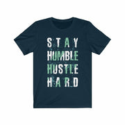 Stay Humble Hustle Hard Lettering T-Shirt