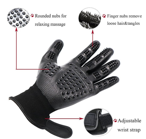 Fast Shipping 1 Pair Pet Grooming Gloves - Follow yourDream