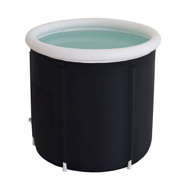 Folding Bath Bucket Black Bath Bucket Adult Thickened Bath Tub