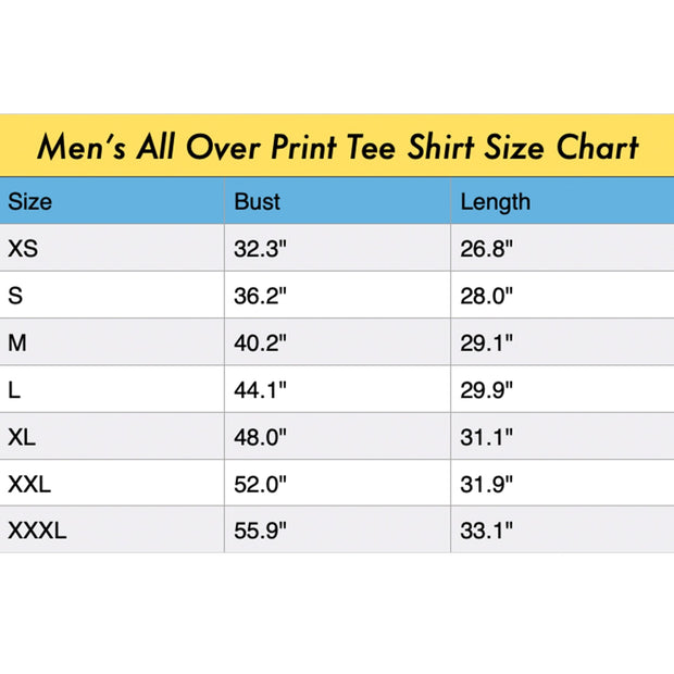 RAIN Men's All Over Print Tee