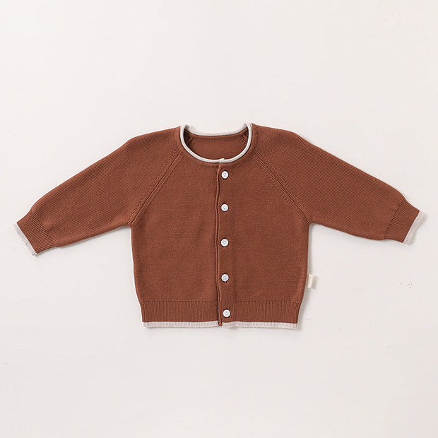 Autumn New Arrival Baby Kids Unisex Comfortable Plain Knitted Long