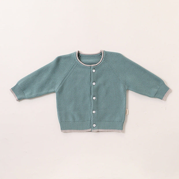 Autumn New Arrival Baby Kids Unisex Comfortable Plain Knitted Long